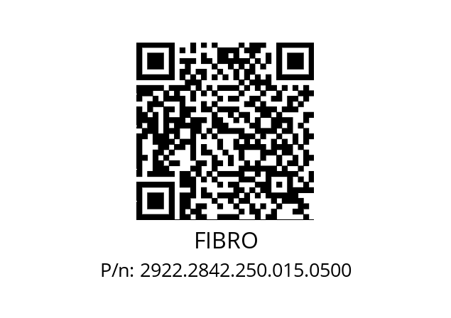   FIBRO 2922.2842.250.015.0500