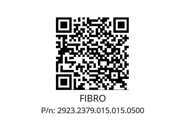   FIBRO 2923.2379.015.015.0500