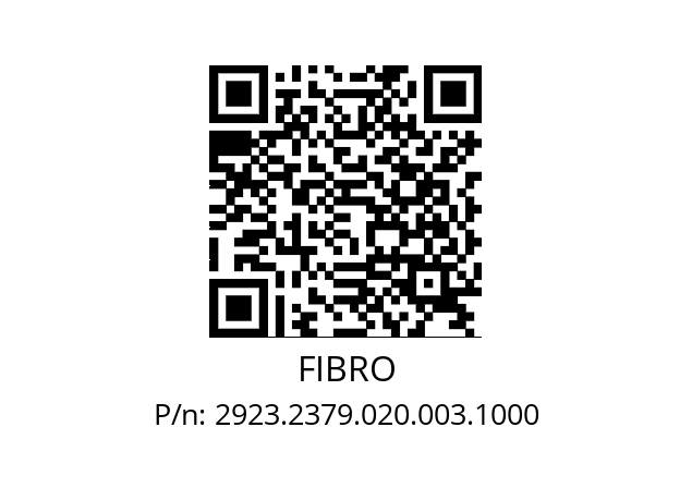   FIBRO 2923.2379.020.003.1000