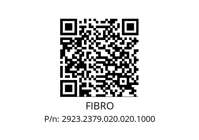   FIBRO 2923.2379.020.020.1000