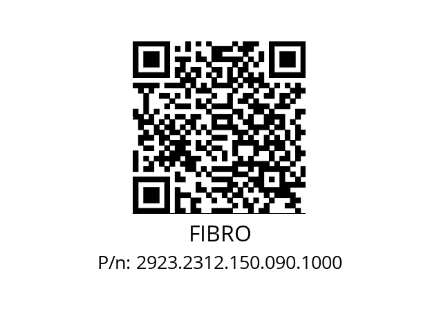   FIBRO 2923.2312.150.090.1000