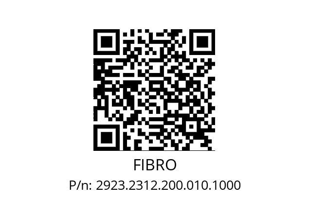   FIBRO 2923.2312.200.010.1000