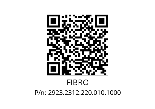   FIBRO 2923.2312.220.010.1000