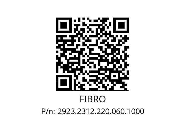   FIBRO 2923.2312.220.060.1000