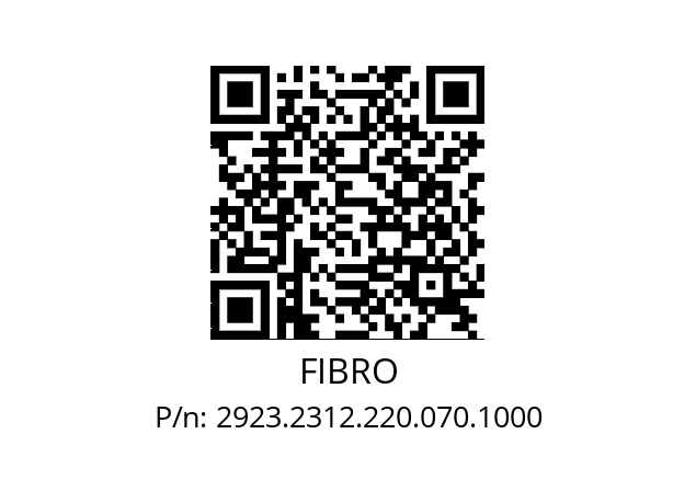   FIBRO 2923.2312.220.070.1000