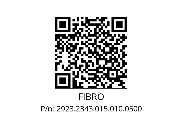   FIBRO 2923.2343.015.010.0500