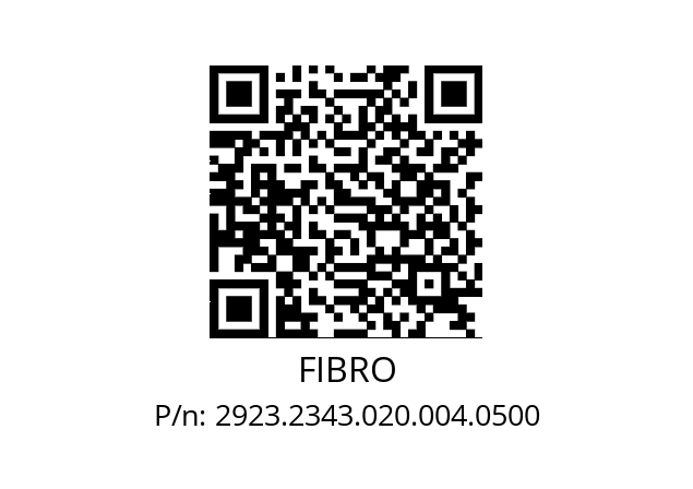   FIBRO 2923.2343.020.004.0500