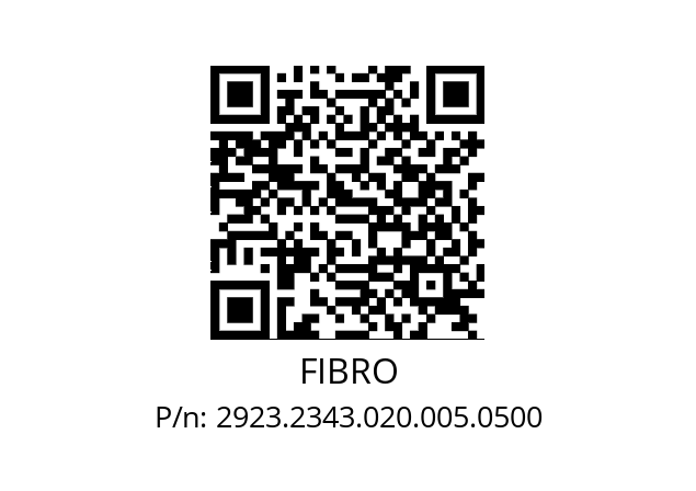   FIBRO 2923.2343.020.005.0500