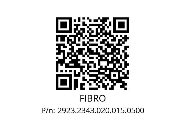   FIBRO 2923.2343.020.015.0500