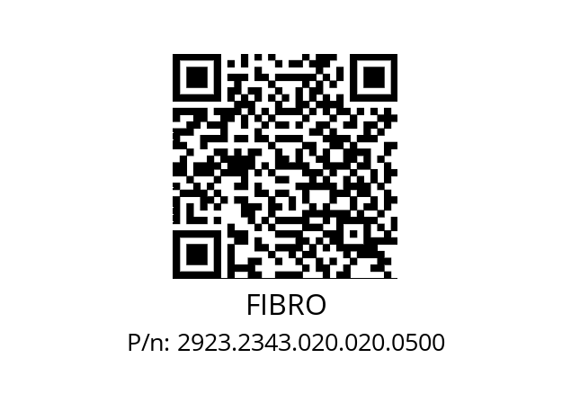   FIBRO 2923.2343.020.020.0500