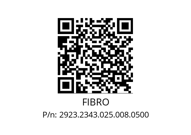   FIBRO 2923.2343.025.008.0500