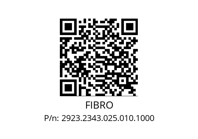   FIBRO 2923.2343.025.010.1000