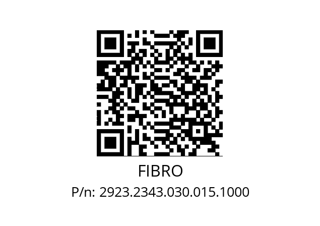   FIBRO 2923.2343.030.015.1000