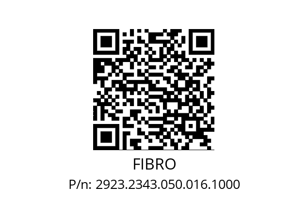   FIBRO 2923.2343.050.016.1000