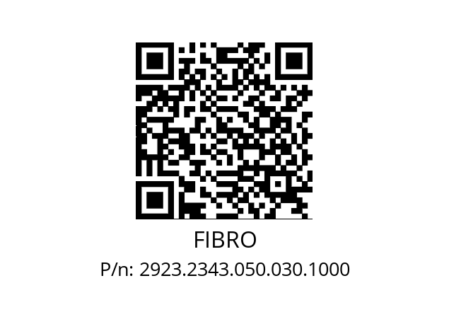   FIBRO 2923.2343.050.030.1000