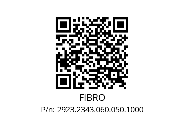   FIBRO 2923.2343.060.050.1000