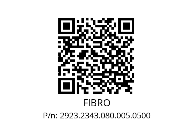   FIBRO 2923.2343.080.005.0500