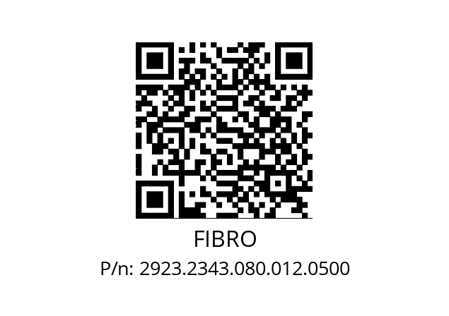   FIBRO 2923.2343.080.012.0500