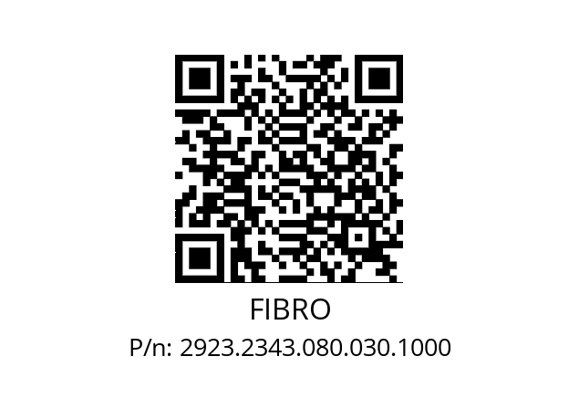   FIBRO 2923.2343.080.030.1000