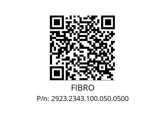   FIBRO 2923.2343.100.050.0500