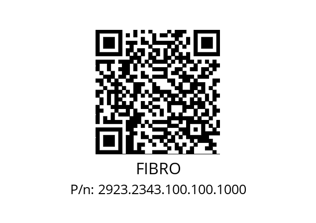   FIBRO 2923.2343.100.100.1000