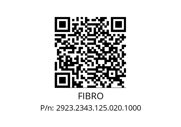   FIBRO 2923.2343.125.020.1000