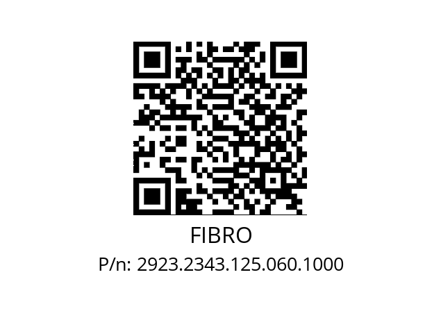   FIBRO 2923.2343.125.060.1000