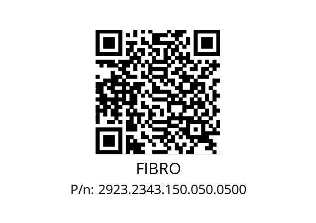   FIBRO 2923.2343.150.050.0500