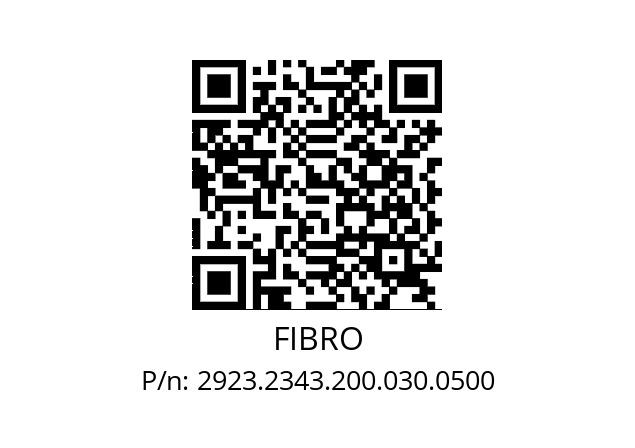   FIBRO 2923.2343.200.030.0500