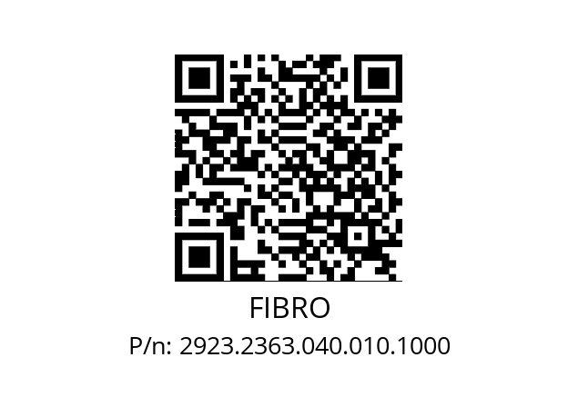   FIBRO 2923.2363.040.010.1000