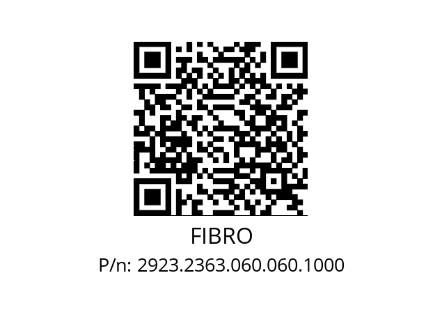   FIBRO 2923.2363.060.060.1000