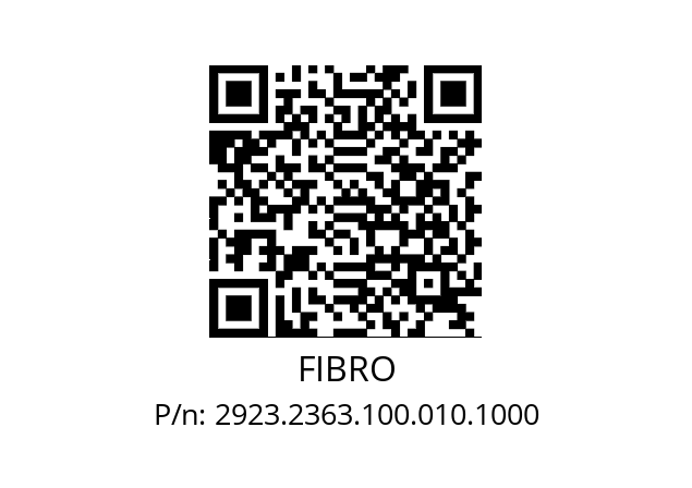   FIBRO 2923.2363.100.010.1000