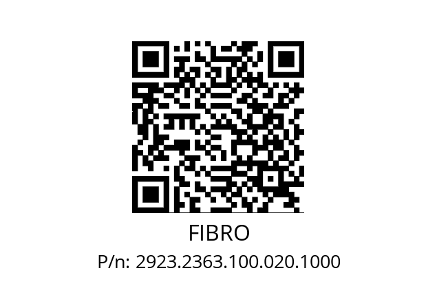   FIBRO 2923.2363.100.020.1000