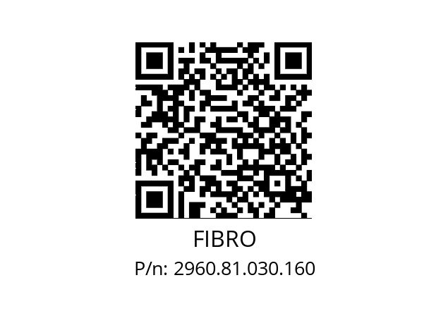   FIBRO 2960.81.030.160