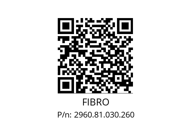   FIBRO 2960.81.030.260