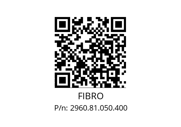   FIBRO 2960.81.050.400