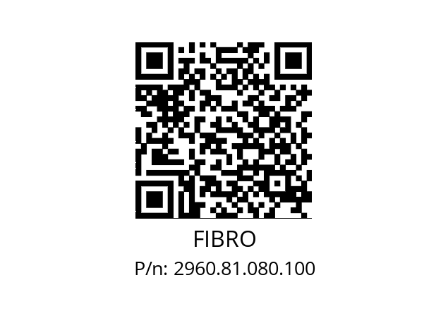   FIBRO 2960.81.080.100