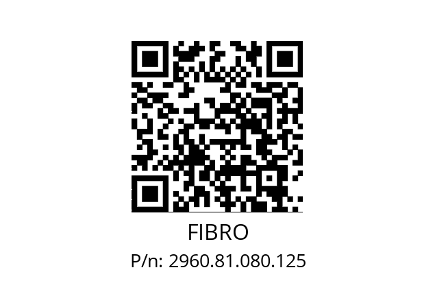   FIBRO 2960.81.080.125