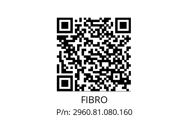   FIBRO 2960.81.080.160