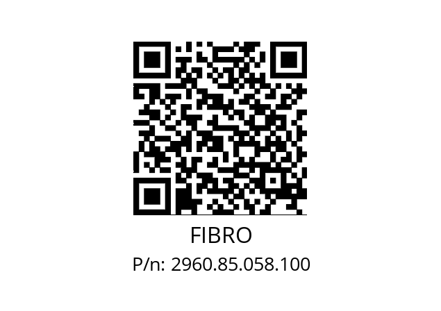   FIBRO 2960.85.058.100