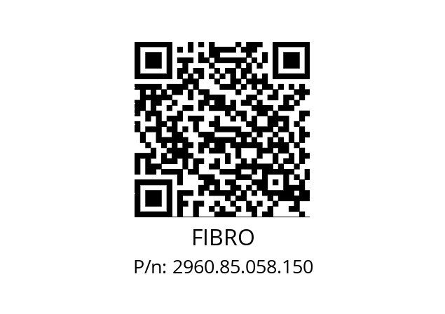   FIBRO 2960.85.058.150