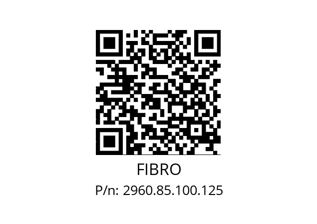   FIBRO 2960.85.100.125