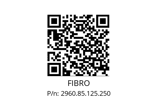   FIBRO 2960.85.125.250