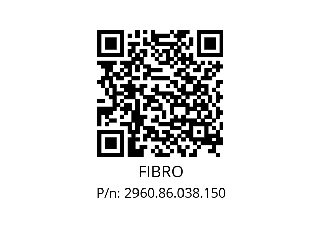   FIBRO 2960.86.038.150