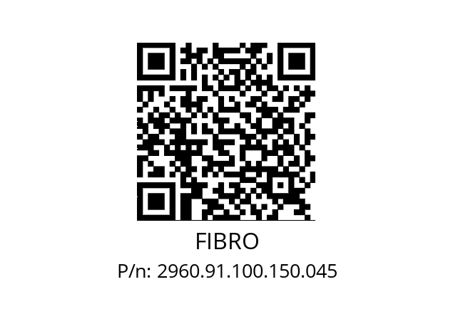   FIBRO 2960.91.100.150.045