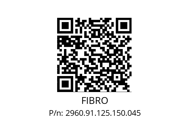   FIBRO 2960.91.125.150.045