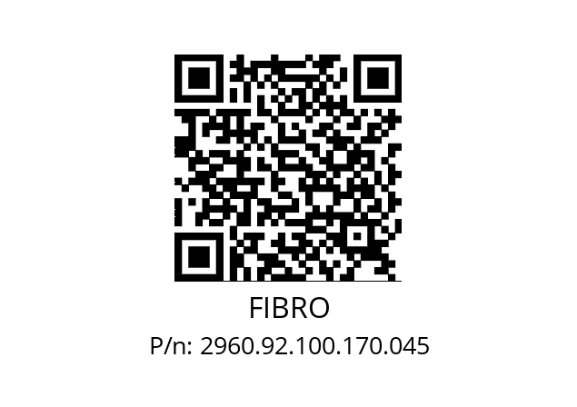   FIBRO 2960.92.100.170.045