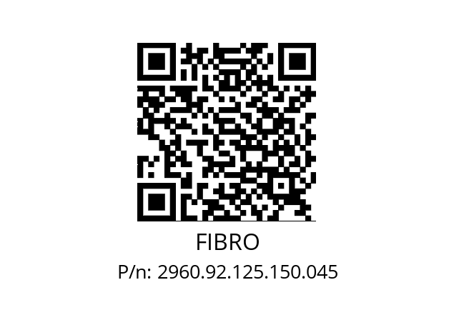   FIBRO 2960.92.125.150.045