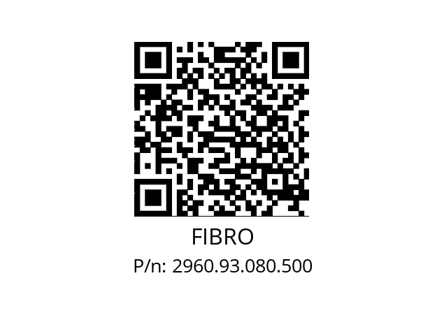   FIBRO 2960.93.080.500