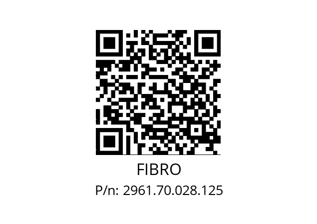   FIBRO 2961.70.028.125